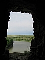 Widok z okna Zamku na rzekę Żwańczyk. Fot. Piotr Jargusz