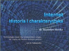 Internet : historia i charakterystyka