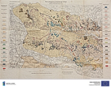 Mapa geologiczna krakowskiego okręgu 1:75000. Części szczegółowej arkusz pierwszy, Oświęcim, Chrzanów, Krzeszowice