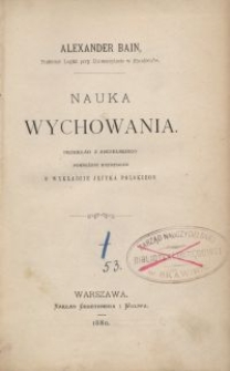 Nauka wychowania