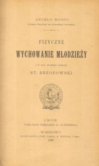 Fizyczne wychowanie młodzieży