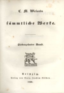 Sämmtliche Werke. Bd. 17, Peregrinus Proteus. Cz. 2
