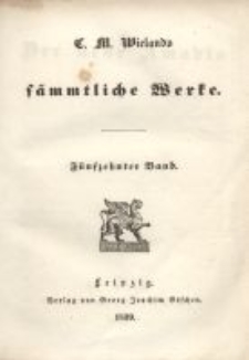 Sämmtliche Werke. Bd. 15, Der neue Amadis