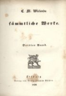 Sämmtliche Werke. Bd. 3, Poetische Werke