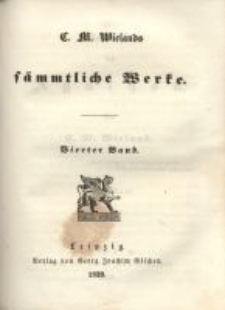 Sämmtliche Werke. Bd. 4, Geschichte des Agathon. Theil 1