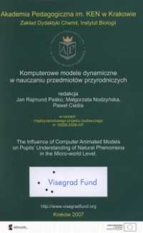 Komputerowe modele dynamiczne w nauczaniu przedmiotów przyrodniczych