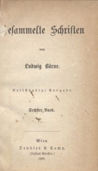 Gesammelte Schriften von Ludvig Börne. Bd. 5