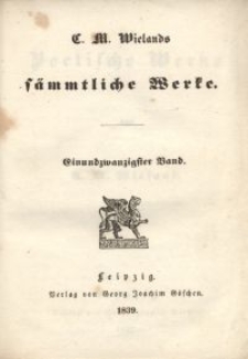 Sämmtliche Werke. Bd. 21, Poetische Werke