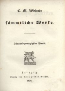Sämmtliche Werke. Bd. 25, Vermischte Schriften