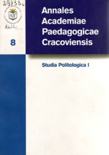 Annales Academiae Paedagogicae Cracoviensis. Studia Politologica. [Vol.] 1 (2002)