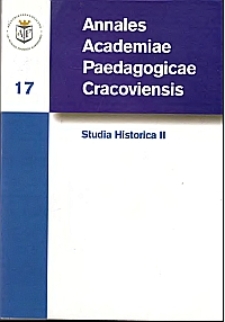 Annales Academiae Paedagogicae Cracoviensis. Studia Historica. [Vol.] 2 (2003)