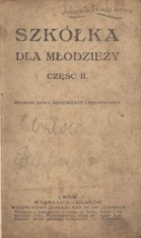 Szkółka dla młodzieży. Cz. 2