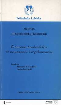 "W jaki sposób dzieci w wieku wczesnoszkolnym mogą przyczynić sie do ochrony przyrody i środowiska przyrodniczego" w oczach studentów zaocznych I roku Pedagogiki Przedszkolnej i Wczesnoszkolnej WSP w Krakowie