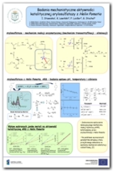 Badania mechanistyczne aktywności katalitycznej arylosulfatazy z Helix Pomatia