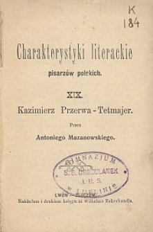 Kazimierz Przerwa-Tetmajer