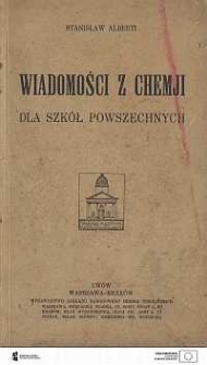 Wiadomości z chemii dla szkół powszechnych