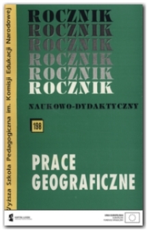 Rocznik Naukowo-Dydaktyczny. Z. 198, Prace Geograficzne. 17