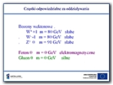 Cząstki odpowiedzialne za oddziaływania