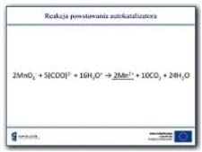 Reakcja powstawania autokatalizatora