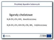 Przykłady ligandów helatowych