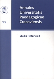 Annales Universitatis Paedagogicae Cracoviensis. 95, Studia Historica. 10