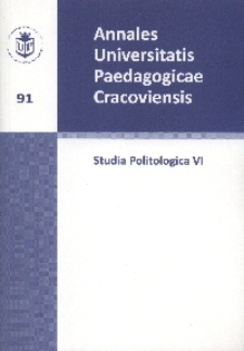 Annales Universitatis Paedagogicae Cracoviensis. 91, Studia Politologica. 6