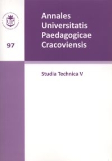 Annales Universitatis Paedagogicae Cracoviensis. 97, Studia Technica. 5