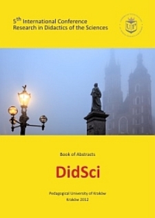 The 5th International Conference Research in Didactics od the Sciences : book of abstracts