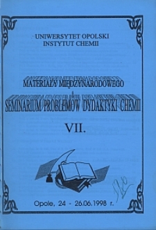 Nauczanie chemii historyczno-strukturalne czy funkcyjne?