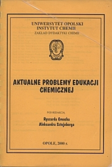 Czy kształcenie chemii jest w pełni koncentryczne?