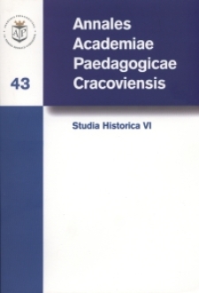 Annales Academiae Paedagogicae Cracoviensis. 43. Studia Historica. 6