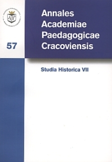 Annales Academiae Paedagogicae Cracoviensis. 57, Studia Historica. 7