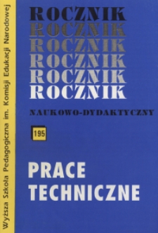 Rocznik Naukowo-Dydaktyczny. Z. 195, Prace Techniczne. 6