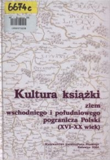 O zakupach książek na prowincji litewsko-białoruskiej w pierwszej połowie XIX wieku