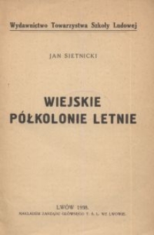 Wiejskie półkolonie letnie