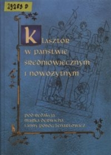 Literatura o państwie i prawie w księgozbiorach klasztornych na ziemiach wschodnich Rzeczypospolitej w XVII i XVIII w.