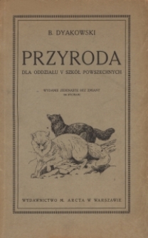 Przyroda : dla oddziału V szkół powszechnych