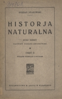 Historja naturalna : kurs niższy ułożony podług zbiorowisk. Cz. 2