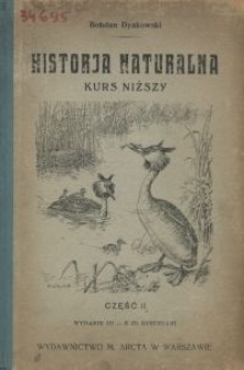 Historya naturalna ułożona podług zbiorowisk : kurs niższy. Cz. 2