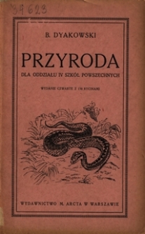 Przyroda : dla oddziału IV szkół powszechnych