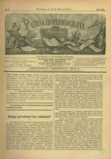 Przegląd Pedagogiczny : czasopismo poświęcone wychowaniu szkolnemu i domowemu. [Rok 1893]. R. 12, Nr 6