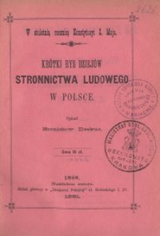 Krótki rys dziejów Stronnictwa Ludowego w Polsce