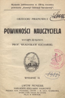 Powinności nauczyciela