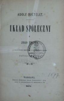 Układ spółeczny i jego prawa