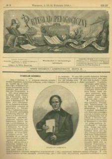 Przegląd Pedagogiczny : czasopismo poświęcone wychowaniu szkolnemu i domowemu. [Rok 1896]. R. 15, Nr 8