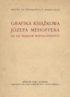 Grafika książkowa Józefa Mehoffera na tle prądów współczesnych