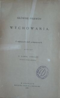 Główne prawdy wychowania