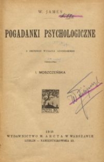 Pogadanki psychologiczne