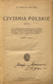 Czytania polskie. T. 3