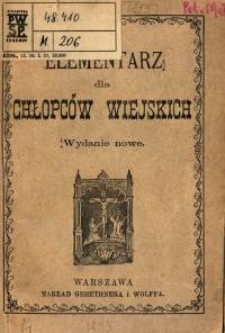 Elementarz dla chłopców wiejskich